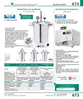 Autoclaves sur paillasse en acier inox 18 litres