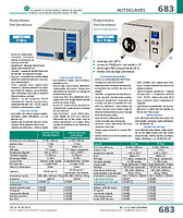 Autoclaves horizontaux automatiques, 50 et 75 litres