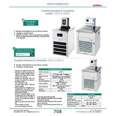 Cryothermostats à circulation -90°C à +100°C