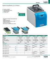 Bains chauffants 2 à 12 litres