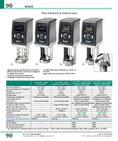 Thermostat à immersion +30 à +150°C - pompe à circulation externe