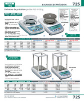 Balances de précision portée 160 à 420 g, cage de pesée et écran LCD