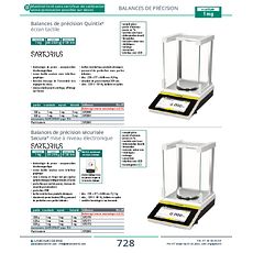 Balances de précision Quintix® écran tactile