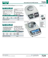 Balances antistatiques économiques