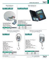 Mini-balances avec calculatrice