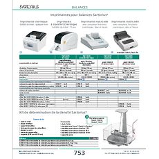 Imprimante pour balances Sartorius®, matricielle
