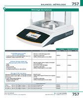 Métrologie des balances