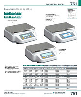 Balances portée 8 à 32 kg