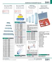 Assortiment de barreaux magnétiques PTFE