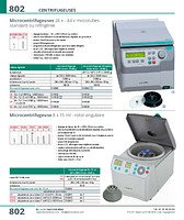 Microcentrifugeuses 24 x - 44 x microtubes standard ou réfrigérée