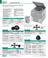 Centrifugeuses grande capacité réfrigérées 4 x 1000 ml