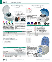 Microcentrifugeuses 8 x microtubes