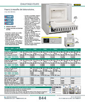 Fours de laboratoire à moufle NABERTHERM® 3 à 40 litres, +1200°C