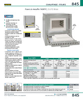 Fours de laboratoire à moufle NABERTHERM® 5 à 15 litres