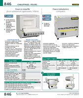 Fours tubulaires NABERTHERM® compacts +1100°C et +1300°C
