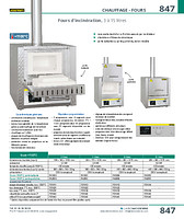 Fours d'incinération NABERTHERM® 3 à 15 litres