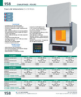 Fours de laboratoire 1400°C - 1500°C - 1600°C
