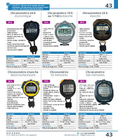 Chronomètre 10 h au 1/100 s étanche