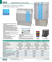 Congélateurs coffres -50°C à -85°C