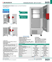 Congélateurs inox basse consommation -40 à -86°C