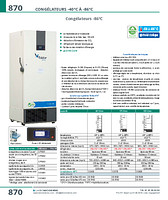Congélateurs -86°C Boreas