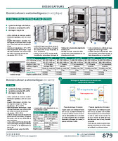 Dessiccateurs automatiques, 51 litres à 6 x 156 litres