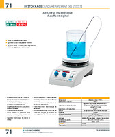 Agitateur magnétique chauffant digital