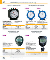 Chronomètre analogique 15 minutes - 1/10ème s