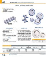 Filtres seringue pour HPLC en PTFE hydrophobe - 0,22 µm