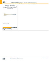 Pointes standard compatibles Eppendorf® 5 à 100 µl