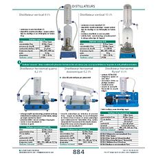 Distillateur horizontal Pyrex® 4 l/h