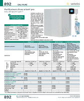 Purificateurs d'eau arium® pro eau ultrapure type 1