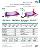 Cuves électrophorèse horizontales Maxi gels 20 cm, jusqu'à 550 puits