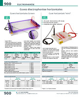 Cuves électrophorèse horizontales Screen gels 26 cm, jusqu'à 672 puits