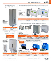 Distributeur inox pour kits visiteur