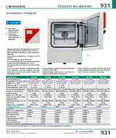 Incubateurs réfrigérés
