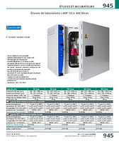 Étuves de laboratoire LMR® 52 à 400 litres
