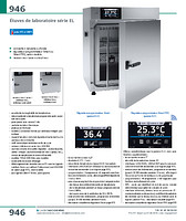 Étuves de laboratoire série EL régulateur Smart