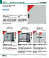 Étuves de laboratoire, convection forcée, interface USB - séries FD