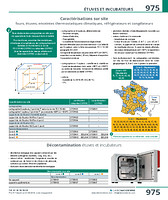Caractérisations sur site fours, étuves, enceintes thermostatiques climatiques, réfrigérateurs et congélateurs