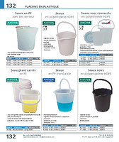 Seaux en PP translucide