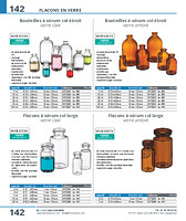 Bouteilles à sérum col étroit verre ambré Wheaton®