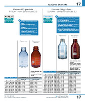 Flacons ISO ambrés nus - DURAN®