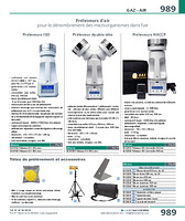 Préleveurs d'air HACCP