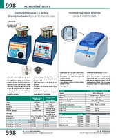 Homogénéiseur à billes pour 6 microtubes