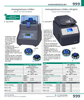 Homogénéiseur à billes pour 24 microtubes