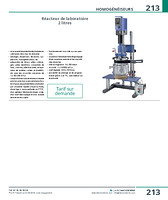 Réacteur de laboratoire 2 litres
