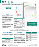 Sorbonne à recirculation économique