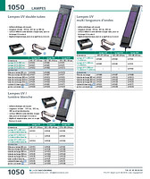 Lampes UV multi longueurs d'ondes