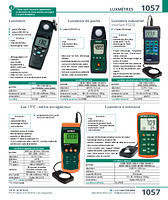Lux / T°C - mètre enregistreur